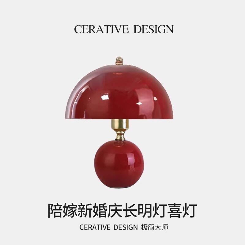 喜灯送新人礼物台灯新娘闺蜜床头灯陪嫁新婚庆长明灯结婚一对婚房