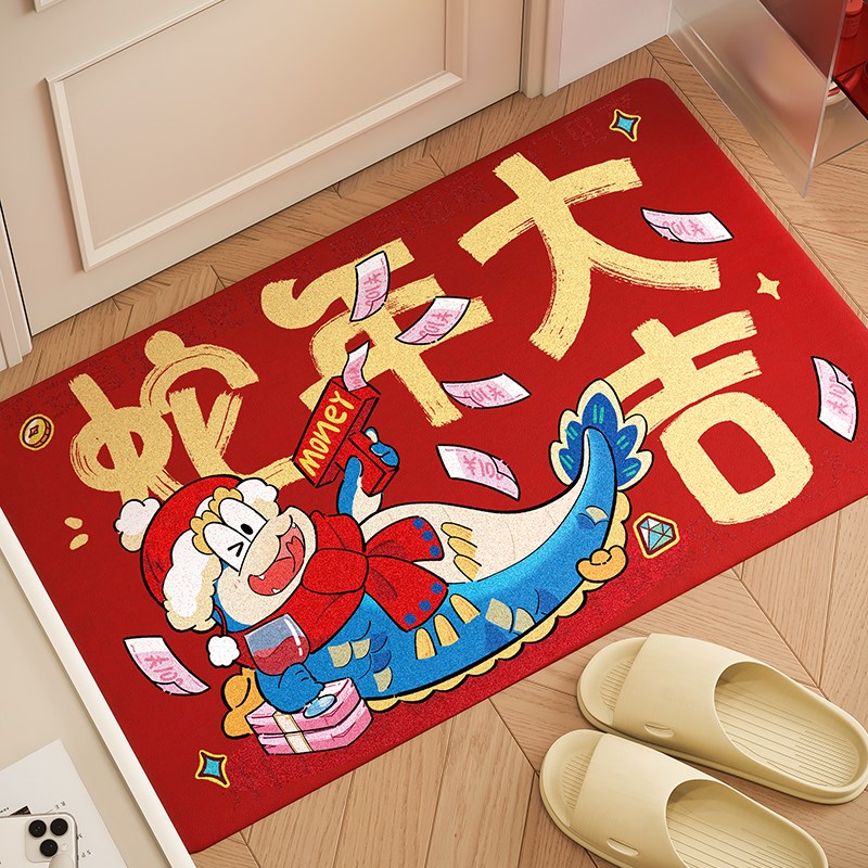 春节入户门地垫2025新年新款进门垫玄关客厅家用脚垫过年喜庆装饰
