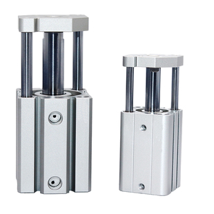 100X10X15 A12薄型16三轴三杆气缸带p导杆20