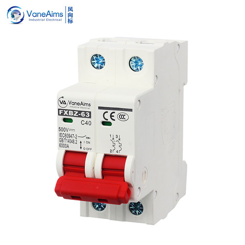 直流空气开关 直流断路器 1000V500V 光伏太阳能保R护器2P32A63A