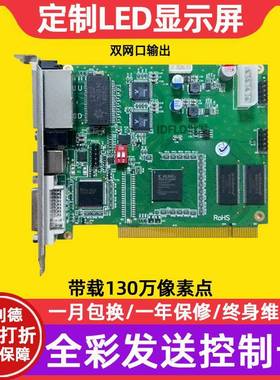 灵星雨TS802D全彩电子屏大屏幕发送卡室内led显示屏广告屏控制卡