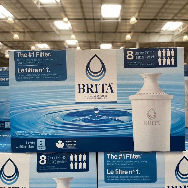 加拿大直邮 Brita碧然德 净水壶专用配套滤芯过滤水壶滤芯8只装