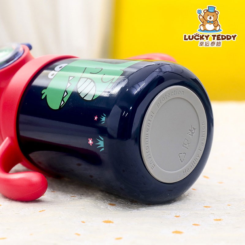 儿童双手柄保温杯有背带316不锈钢1-6岁幼儿园男女宝婴童学饮水杯