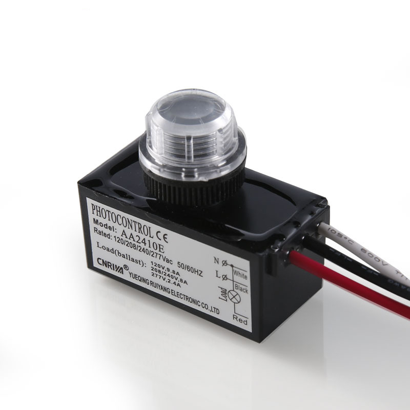 路灯光控开关智能光控感应监视器全自动延时路灯控制器220V可调