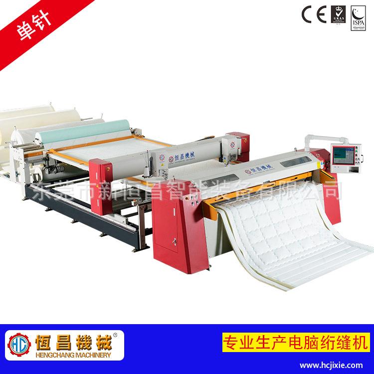 新型全自动高速双头绗缝机双针家具床垫设备电脑间花机双头机