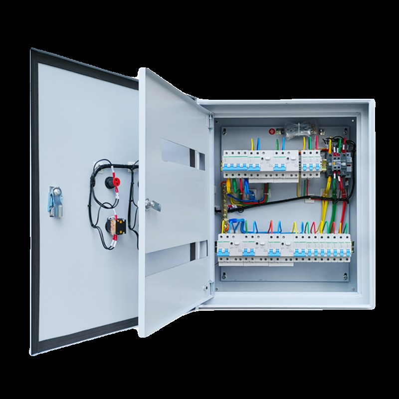 双层门配电箱室内明装一建断电商场内外门暗装照明二层门配电箱柜