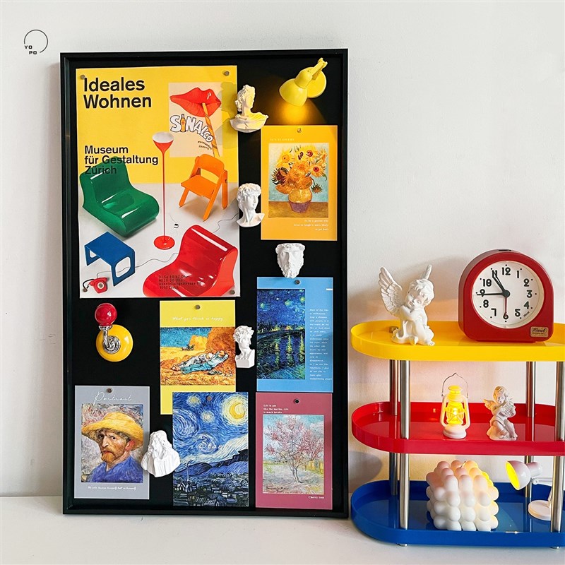 优朴创意包豪斯艺术风黑板留言板装饰画 画电表箱遮挡墙面装饰免