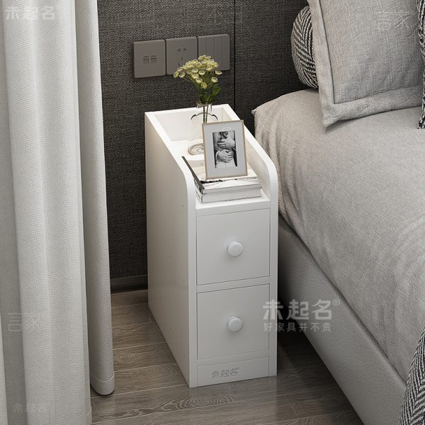 20/25/30/40cm宽极窄床头柜简约卧室窄缝小柜子床边柜WW124