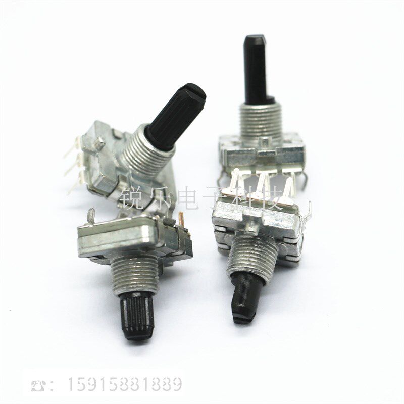 EC16型编码器3脚功放机音量调节器控制器360度音箱旋转可调电位器