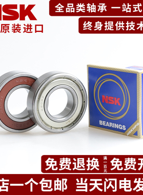 日本进口NSK轴承16000 16001 16002 16003 16004 16005 ZZ DDU E