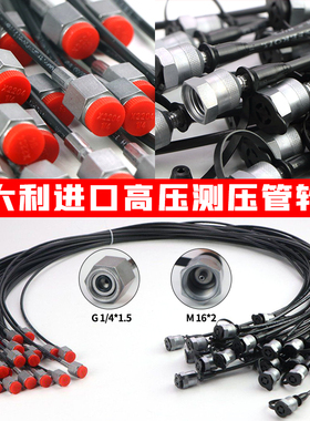测压管63MPa 压力表测压软管 高压测压管进口测压管连接仪表线管