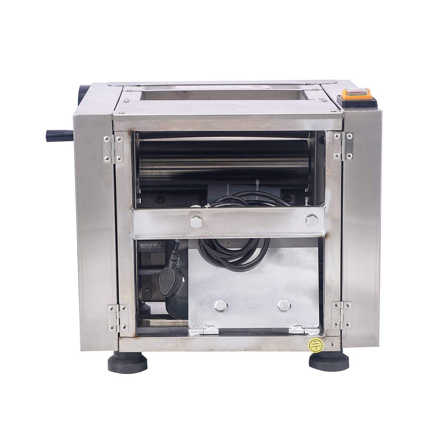 哇噢不锈钢商用高速压面机电动饺子皮擀皮机包子馒头揉面机面条机