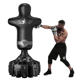 拳击沙袋立式家用不倒翁沙包儿童成人手套套装人形跆拳道宣泄器材