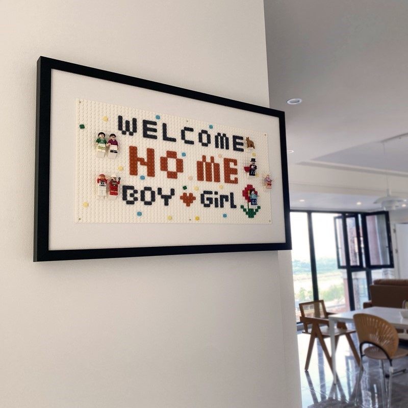 超好玩的电表箱装饰画积木挂画手办人偶创意diy配电箱遮挡 送公仔,家居饰品,现代装饰画,淘宝优惠券,粉丝福利购,淘宝优惠卷