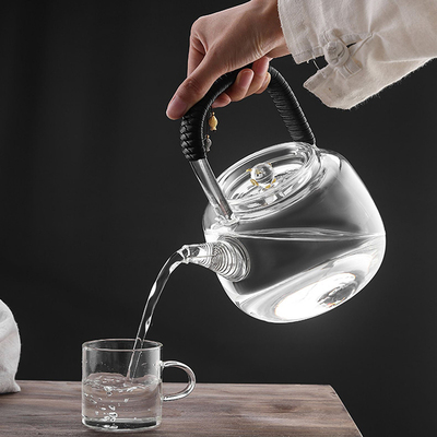 HCNTES日式玻璃煮茶壶煮茶器网红加厚家用耐高温电陶炉泡茶壶套装