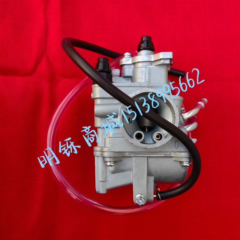 适用铃木弯梁车赛驰 QS110-2/C赛胜摩托车柱塞国二欧三化油器总成