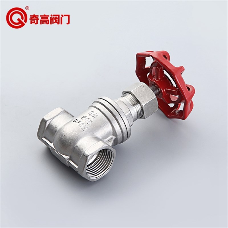 正品304不锈钢闸阀旋转式内螺纹自来水阀门管道管件水开关3分4分