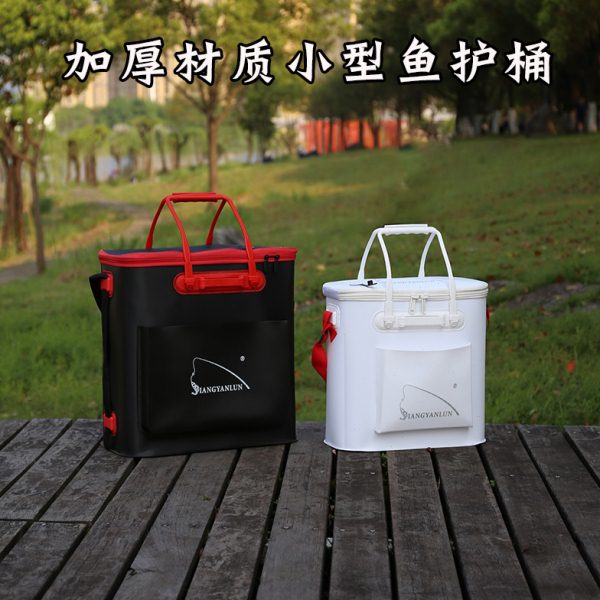 加厚鱼护箱钓箱双层鱼护包多功能鱼护桶装鱼桶折叠活鱼桶水桶水箱