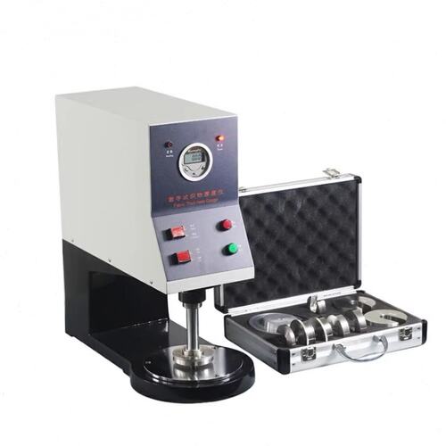 YG141型数字式织物厚度仪   布料测厚仪 面料侧厚25mm 纺织检测仪