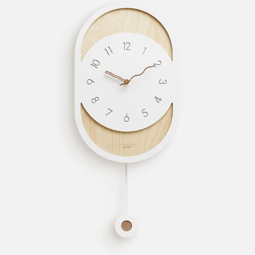 Mandelda免打孔轻奢北欧挂钟客厅墙面装饰静音钟表简约创意时钟