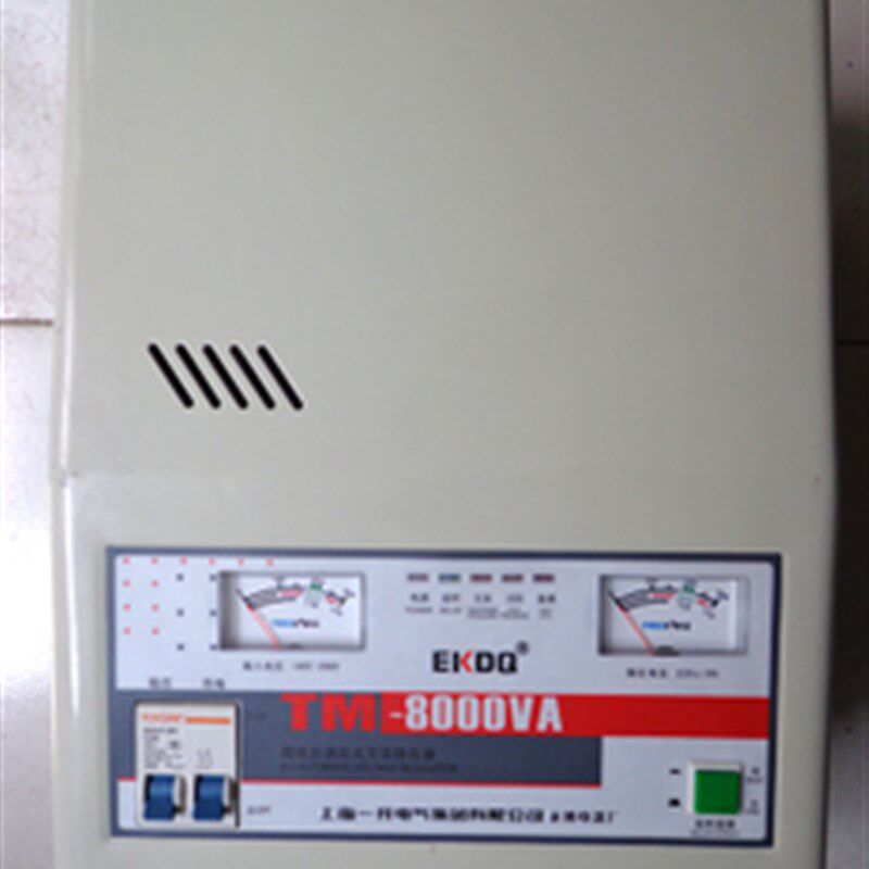 上海一开 空调冰箱家用电器延时 过压保护挂壁式稳压器 TM-8000W