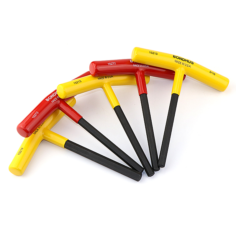 美国波顿T柄内六角扳手进口加长T柄内六角螺丝刀2.5 3 4 5 6mm