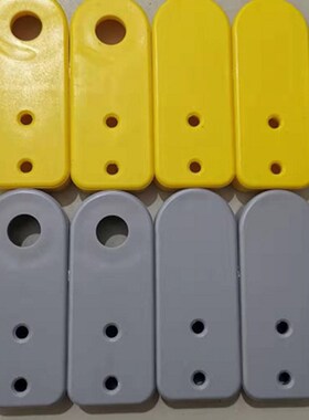 黄色灰色塑料滚筒张紧座喷码输送机滚筒固定架流水线配件张紧座