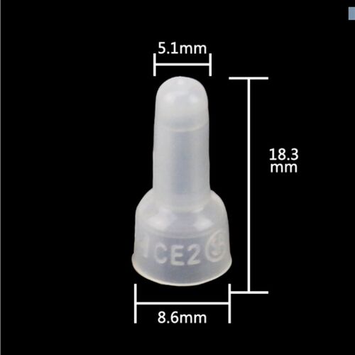 闭端子接线器/ 奶嘴电线接线头 快速接线帽压线帽CE-2X1000粒/包