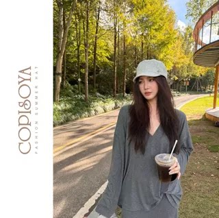 凯佩诗雅「长期主义」百搭气质优雅风鸭舌帽英伦复古马术帽DM253