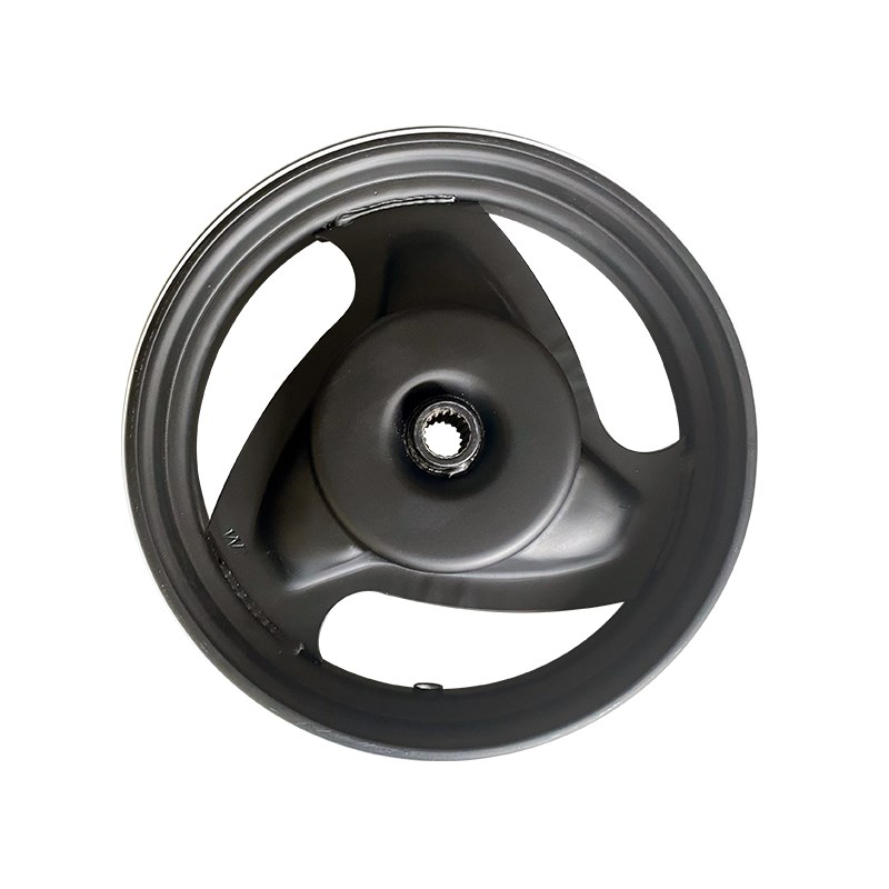 改装摩托车电动车碟刹鼓刹轮毂10寸12寸巧格迅鹰前轮铁轮钢圈配件