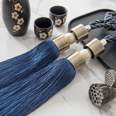 中式窗帘挂球绑球挂钩绑带简约客厅卧室百搭装饰扎束带绳子