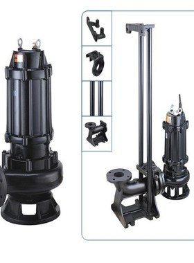 WQ污水排污泵380V280V提升泵无堵塞集水井潜污泵高扬程不锈钢铸铁