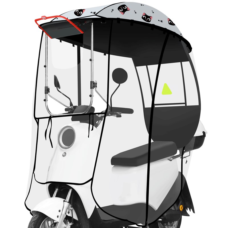 电动车雨棚全包围电瓶摩托车篷遮雨蓬挡风冬季防风罩加厚布全封闭