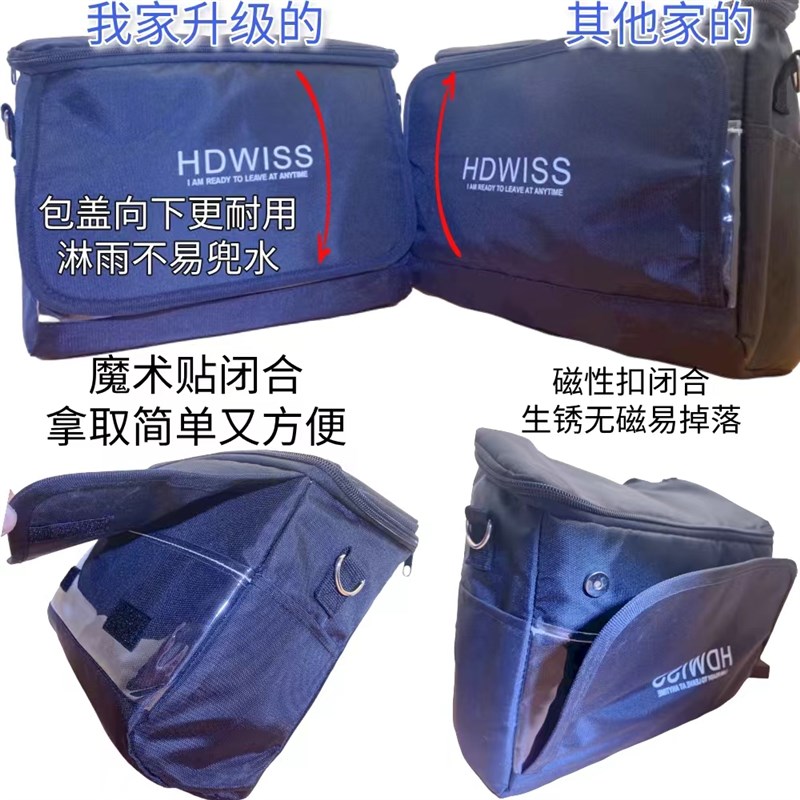 九号电动车小牛后座包摩托车复古多功能改装饰配件手机收纳袋防水