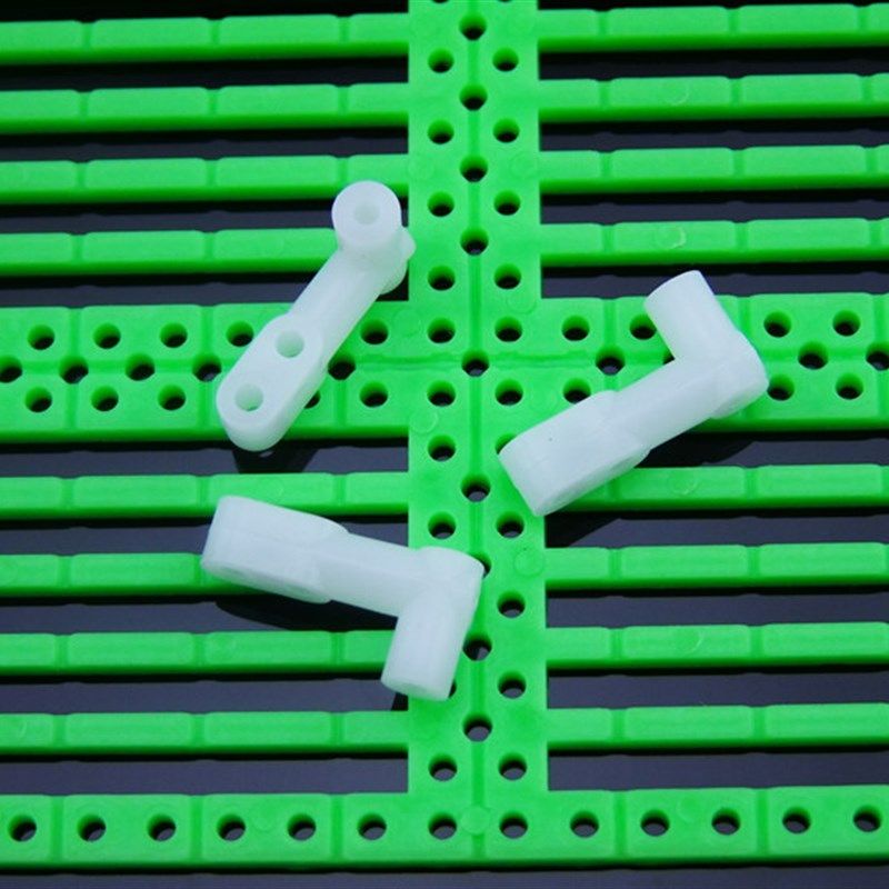 曲柄摇杆 曲杆 摇臂 迷你发电机摇把 电机连接件 连杆支架 三通孔