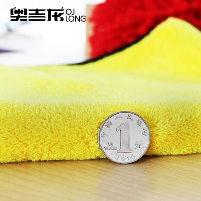 洗车毛巾吸水擦车布专用汽车内饰抹布加厚加大擦玻璃不掉色磨绒