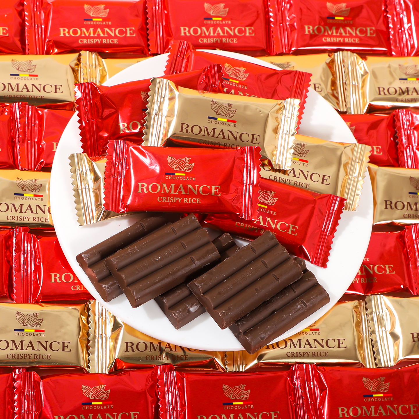 如意诗意浪漫脆米巧克力结婚喜糖伴手礼喜糖婚礼散装（代可可脂）