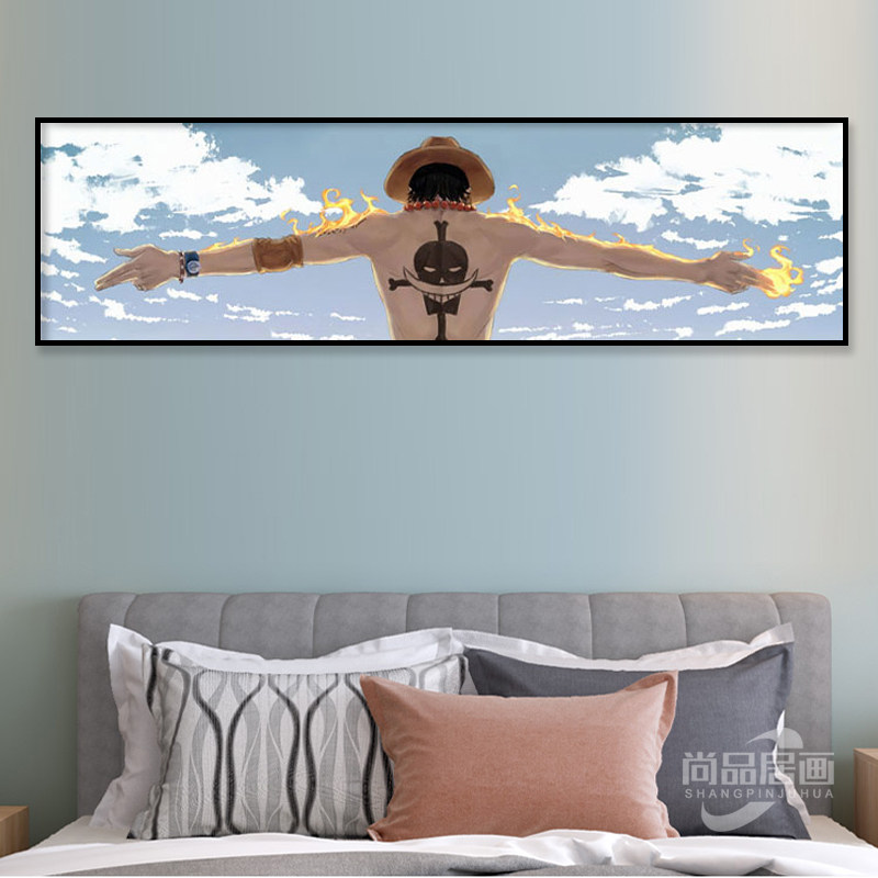 海报王装饰画全家福合卧百景海贼客厅挂画电竞集室背景墙床头壁画