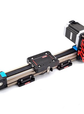 CCM-W50-25同步带直线滑台模组电动数控双轴心滚T轮式高速静音滑