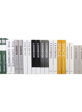 轻奢极简装饰书假书道具书模型书D拍照摄影道具样板房书房摆件