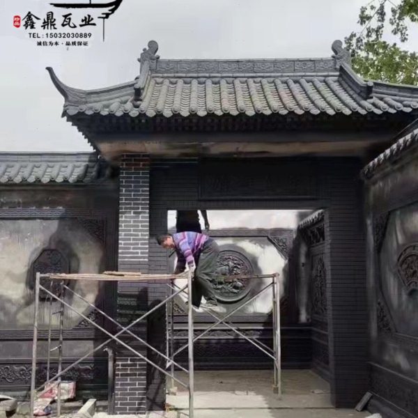青砖砖雕浮雕仿古砖雕影壁照壁定做砖雕腰线迎门龙凤各种孝图滴水