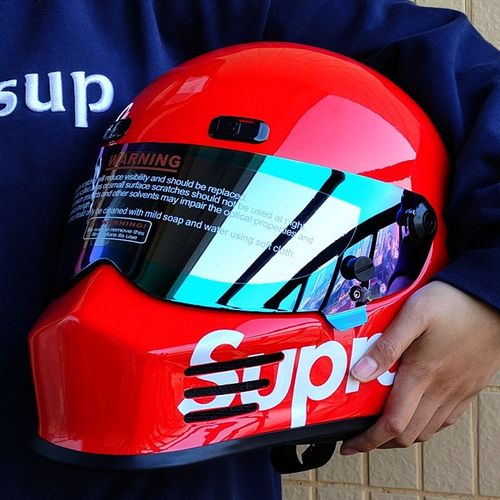 超轻玻璃钢覆古头盔r男女机车卡丁车全盔四季猪鼻盔