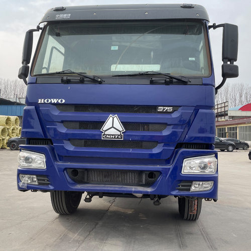 转让二手10轮豪沃牵引车头 双驱重型卡车 380马力拖拉机拖车头