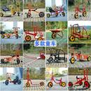 幼儿园男女孩儿童双人脚踏车户外双胞胎自行车三人车多人旋转转车