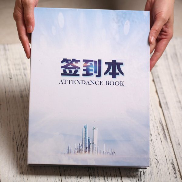 大澜创意定制活页签到本展会带格可替换本签名册留言簿文件夹式