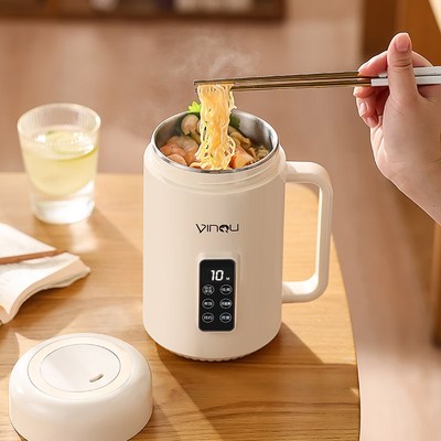 电热杯316不锈钢旅行便携式大容量烧水办公室保温一人养生电煮杯