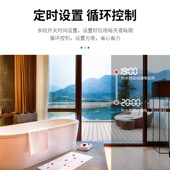 86型面板定时器开关时控大功率单线控制220V智能时间控制照明灯控