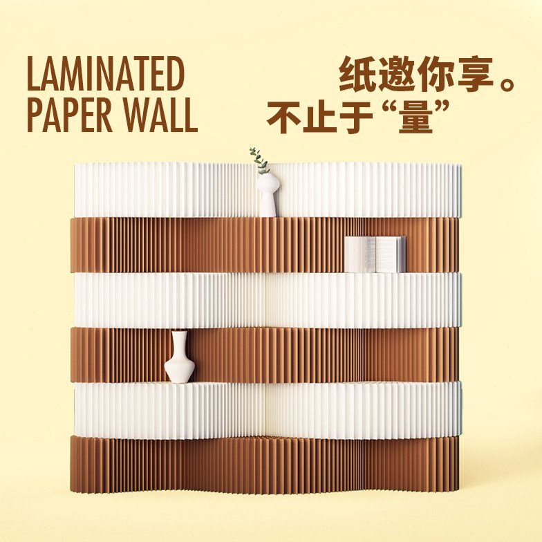 折学家屏风隔断折叠墙板栅栏玄关房间分隔神器客厅餐厅可移动屏风