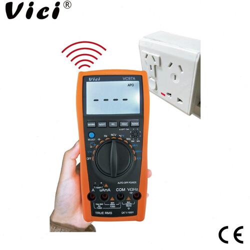 维希Vici VC97升级版4000显示数字万用表VC97A NCV真有效值带背光