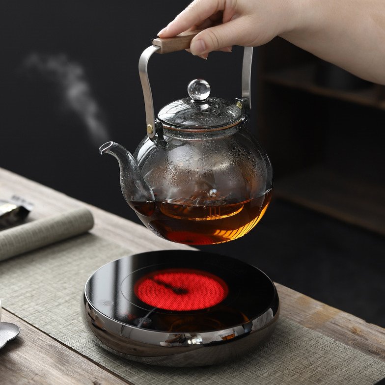 电陶炉茶炉玻璃烧水蒸煮茶器新款煮茶壶加厚玻璃耐高温烧水泡茶器